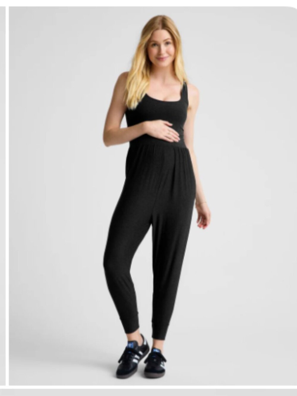 Beyond Yoga Maternity Jumpsuit Women's - Navy - Small